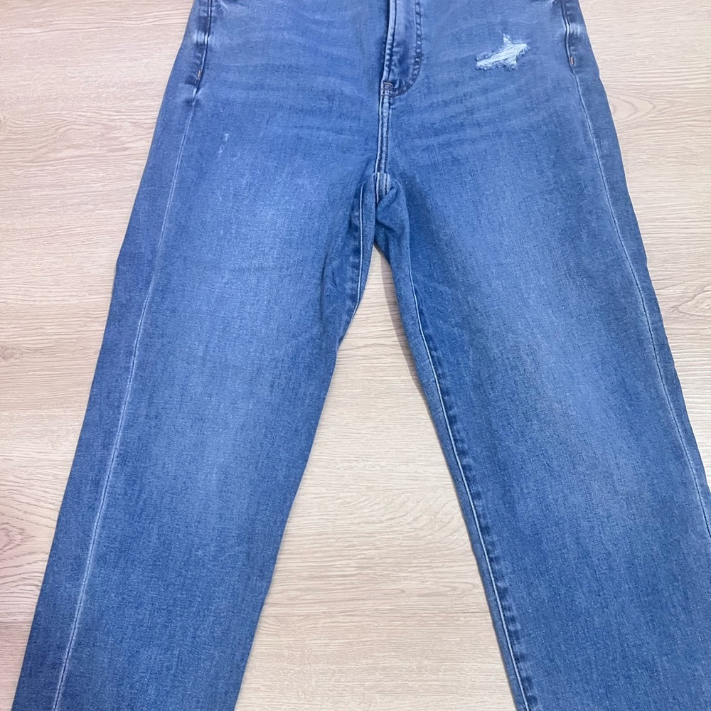 Express Mom High Rise Jeans Size 8 - Picture 3 of 10